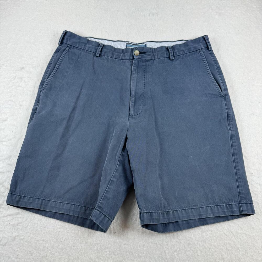 Peter Millar Shorts Mens Size 36 Blue Chino 9 Inseam Casual Cotton Canvas Summer